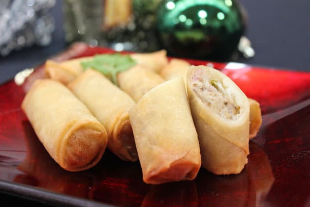  Tasty Catering Cuban spring roll from the 2017 holiday catering menu