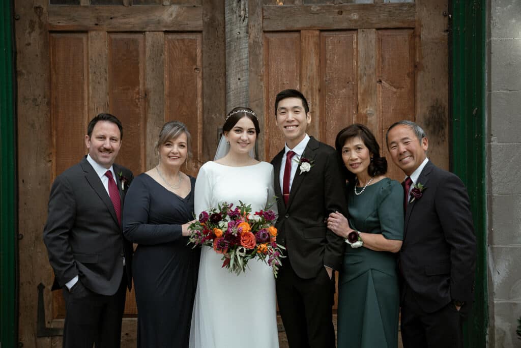 bride groom families