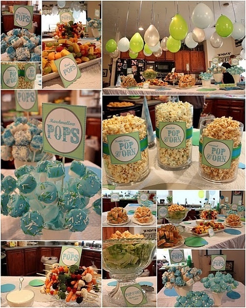 Spring baby shower store themes