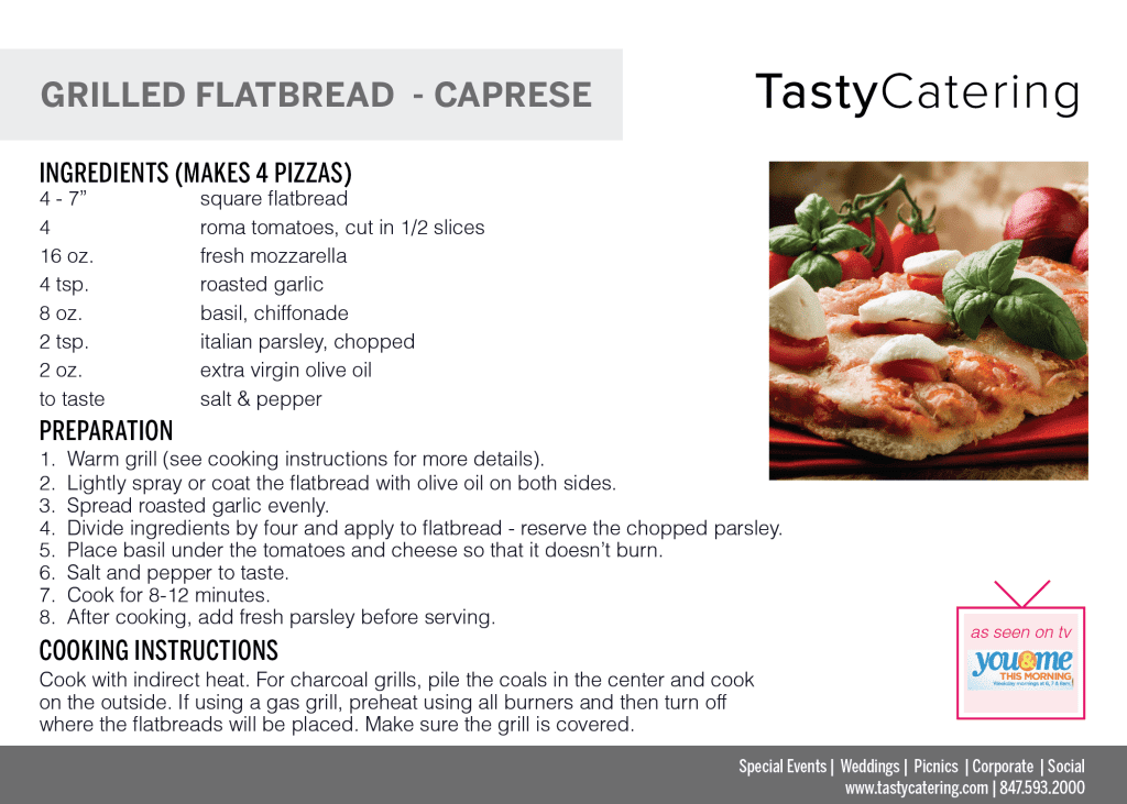 Flat Bread(caprese) Recipe Card - You & Me-01