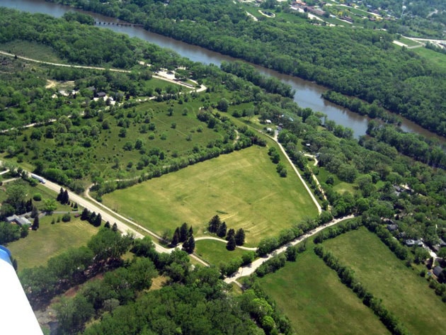 aerial view of Vasa Park
