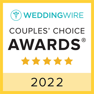 WeddingWire: Couple's Choice Award 2022 badge
